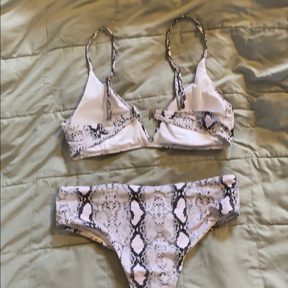 Snake skin bikini